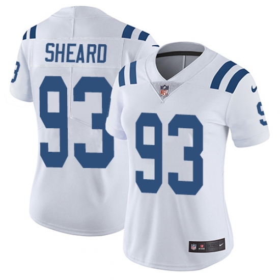 Nike Colts #93 Jabaal Sheard White Womens Stitched NFL Vapor Untouchable Limited Jersey Nike Colts #93 Jabaal Sheard White Womens Stitched NFL Vapor Untouchable Limited Jersey