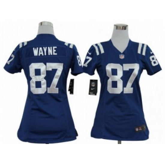 Nike Women nfl Indianapolis Colts #87 Reggie Wayne Blue jerseys Nike Women nfl Indianapolis Colts #87 Reggie Wayne Blue jerseys