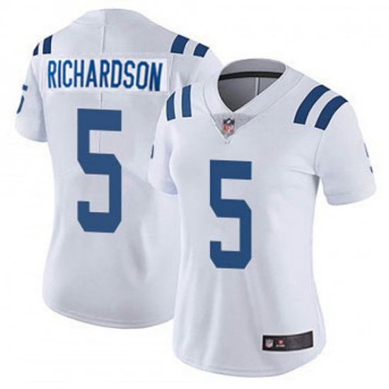 Women Indianapolis Colts 5 Anthony Richardson White 2024 F U S E Vapor Limited Stitched Football Jersey Women Indianapolis Colts 5 Anthony Richardson White 2024 F U S E Vapor Limited Stitched Football Jersey