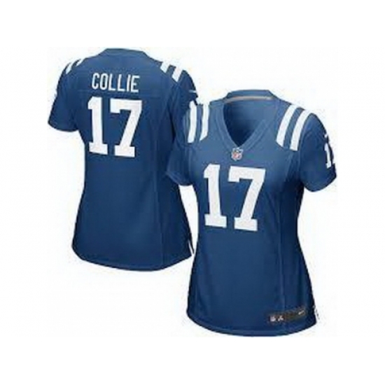 Women Nike Indianapolis Colts 17 Austin Collie Blue NFL Jerseys Women Nike Indianapolis Colts 17 Austin Collie Blue NFL Jerseys
