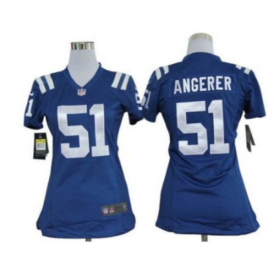 Women Nike Indianapolis Colts 51# Pat Angerer Blue Nike NFL Jerseys Women Nike Indianapolis Colts 51# Pat Angerer Blue Nike NFL Jerseys