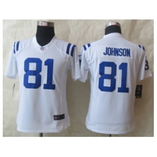 Women Nike Indianapolis Colts 81 Andre Johnson white NFL Jersey Women Nike Indianapolis Colts 81 Andre Johnson white NFL Jersey