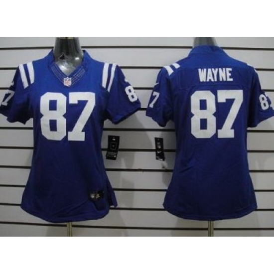 Women Nike Indianapolis Colts 87 Reggie Wayne Blue LIMITED NFL Jerseys Women Nike Indianapolis Colts 87 Reggie Wayne Blue LIMITED NFL Jerseys