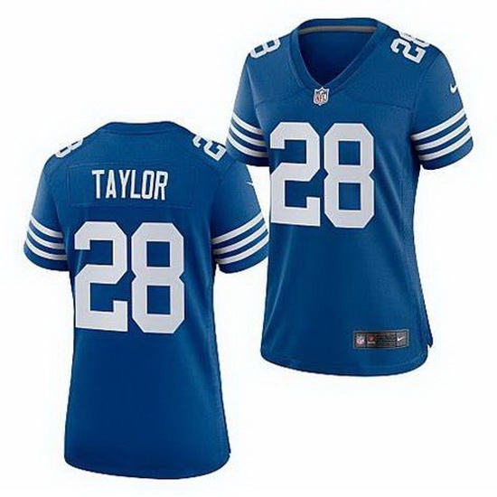Women jonathan taylor indianapolis colts #28 royal Vapor Limted jersey Women jonathan taylor indianapolis colts #28 royal Vapor Limted jersey