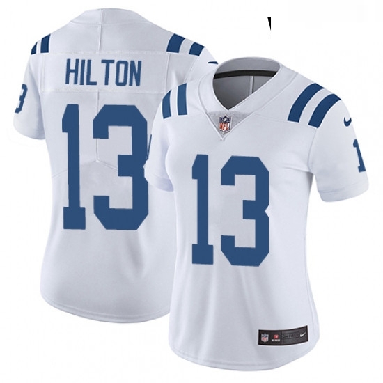 Womens Nike Indianapolis Colts 13 TY Hilton Elite White NFL Jersey Womens Nike Indianapolis Colts 13 TY Hilton Elite White NFL Jersey