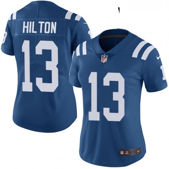 Womens Nike Indianapolis Colts 13 TY Hilton Royal Blue Team Color Vapor Untouchable Limited Player NFL Jersey Womens Nike Indianapolis Colts 13 TY Hilton Royal Blue Team Color Vapor Untouchable Limited Player NFL Jersey