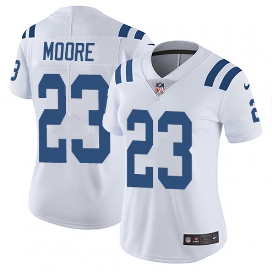 Women's Nike Indianapolis Colts #23 Kenny Moore White Vapor Untouchable Limited Player NFL Jersey Women's Nike Indianapolis Colts #23 Kenny Moore White Vapor Untouchable Limited Player NFL Jersey