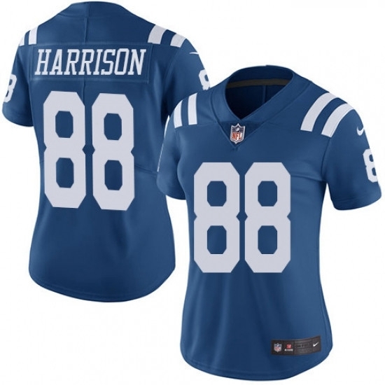Womens Nike Indianapolis Colts 88 Marvin Harrison Limited Royal Blue Rush Vapor Untouchable NFL Jersey Womens Nike Indianapolis Colts 88 Marvin Harrison Limited Royal Blue Rush Vapor Untouchable NFL Jersey