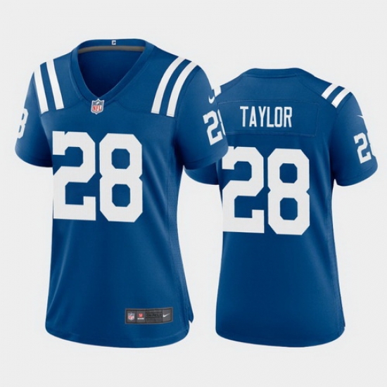 women jonathan taylor indianapolis colts royal game jersey women jonathan taylor indianapolis colts royal game jersey