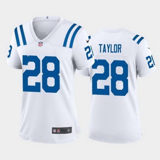 women jonathan taylor indianapolis colts white game jersey women jonathan taylor indianapolis colts white game jersey