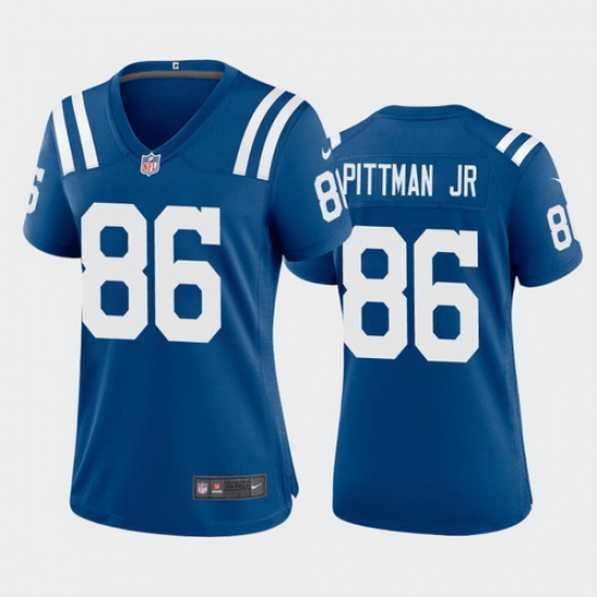 women mike pittman jr. indianapolis colts royal game jersey women mike pittman jr. indianapolis colts royal game jersey