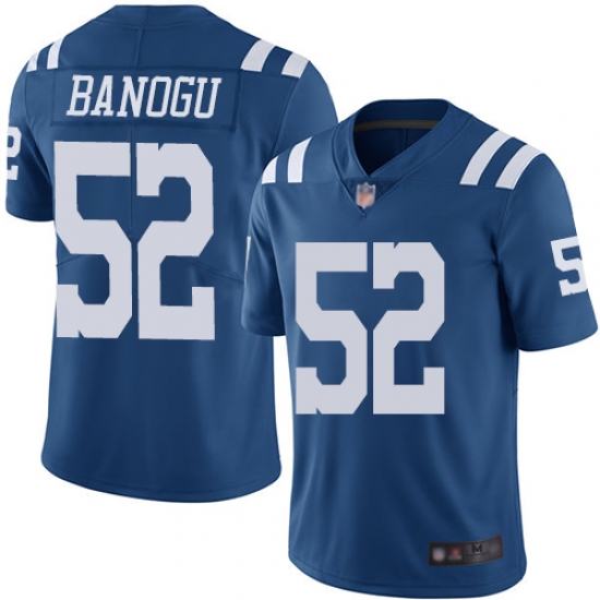 Colts 52 Ben Banogu Royal Blue Youth Stitched Football Limited Rush Jersey Colts 52 Ben Banogu Royal Blue Youth Stitched Football Limited Rush Jersey