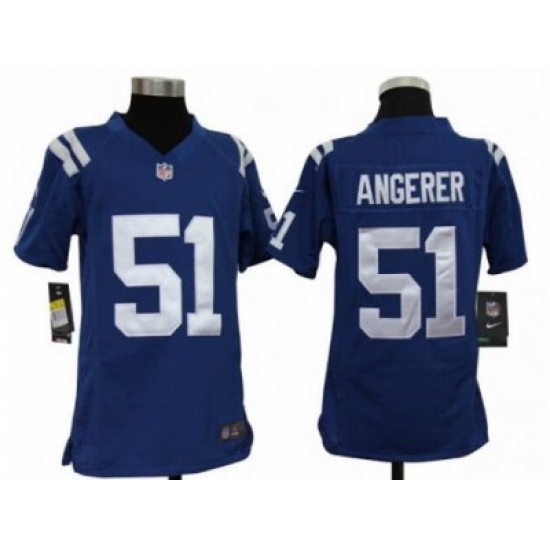 Nike Youth NFL Indianapolis Colts #51 Pat Angerer Blue Jerseys Nike Youth NFL Indianapolis Colts #51 Pat Angerer Blue Jerseys