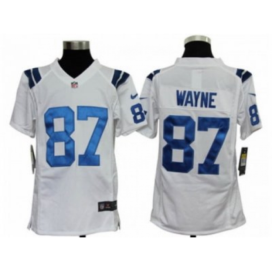 Nike Youth NFL Indianapolis Colts #87 Reggie Wayne White Jerseys Nike Youth NFL Indianapolis Colts #87 Reggie Wayne White Jerseys