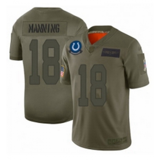 Youth Indianapolis Colts 18 Peyton Manning Limited Camo 2019 Salute to Service Football Jersey Youth Indianapolis Colts 18 Peyton Manning Limited Camo 2019 Salute to Service Football Jersey