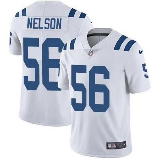 Youth Indianapolis Colts 56 Quenton Nelson White Vapor Untouchable Limited Stitched Football Jersey 