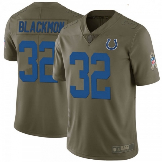 Youth Indianapolis Colts Julian Blackmon 2017 Salute to Service Jersey Green Limited Youth Indianapolis Colts Julian Blackmon 2017 Salute to Service Jersey Green Limited