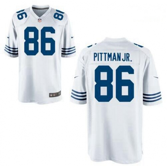 Youth Nike Colts 86 Michael Pittman Jr. White Vapor Limited Stitched NFL Jersey Youth Nike Colts 86 Michael Pittman Jr. White Vapor Limited Stitched NFL Jersey