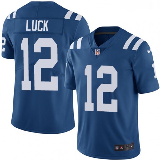 Youth Nike Indianapolis Colts 12 Andrew Luck Elite Royal Blue Team Color NFL Jersey Youth Nike Indianapolis Colts 12 Andrew Luck Elite Royal Blue Team Color NFL Jersey