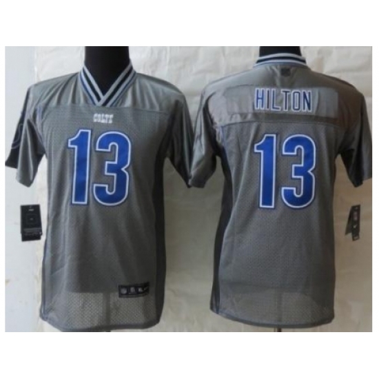 Youth Nike Indianapolis Colts 13 T.Y. Hilton Grey Vapor Elite Jerseys Youth Nike Indianapolis Colts 13 T.Y. Hilton Grey Vapor Elite Jerseys