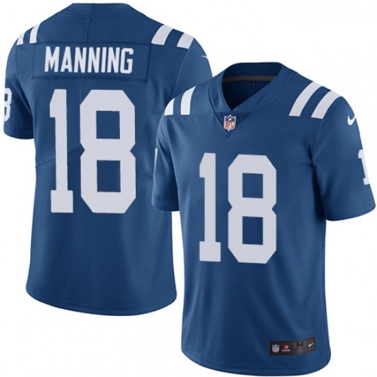 Youth Nike Indianapolis Colts 18 Peyton Manning Elite Royal Blue Team Color NFL Jersey Youth Nike Indianapolis Colts 18 Peyton Manning Elite Royal Blue Team Color NFL Jersey