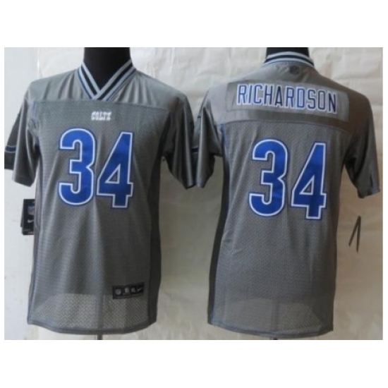 Youth Nike Indianapolis Colts 34 Trent Richardson Grey Vapor Elite Jerseys Youth Nike Indianapolis Colts 34 Trent Richardson Grey Vapor Elite Jerseys