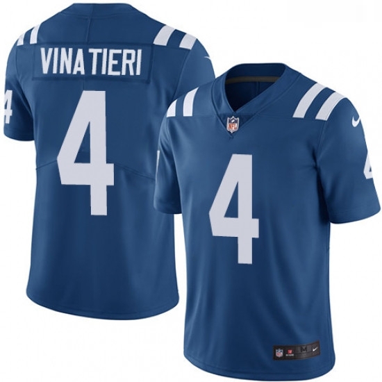 Youth Nike Indianapolis Colts 4 Adam Vinatieri Royal Blue Team Color Vapor Untouchable Limited Player NFL Jersey Youth Nike Indianapolis Colts 4 Adam Vinatieri Royal Blue Team Color Vapor Untouchable Limited Player NFL Jersey