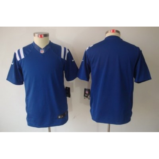 Youth Nike Indianapolis Colts Blank Blue Color Limited Jerseys Youth Nike Indianapolis Colts Blank Blue Color Limited Jerseys
