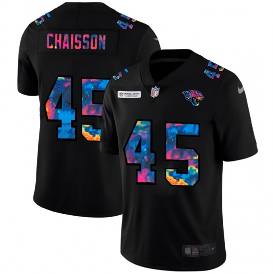 Jacksonville Jaguars 45 K 27Lavon Chaisson Men Nike Multi Color Black 2020 NFL Crucial Catch Vapor Untouchable Limited Jersey Jacksonville Jaguars 45 K 27Lavon Chaisson Men Nike Multi Color Black 2020 NFL Crucial Catch Vapor Untouchable Limited Jersey