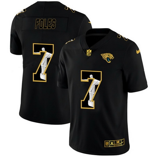 Jacksonville Jaguars 7 Nick Foles Men Nike Carbon Black Vapor Cristo Redentor Limited NFL Jersey Jacksonville Jaguars 7 Nick Foles Men Nike Carbon Black Vapor Cristo Redentor Limited NFL Jersey
