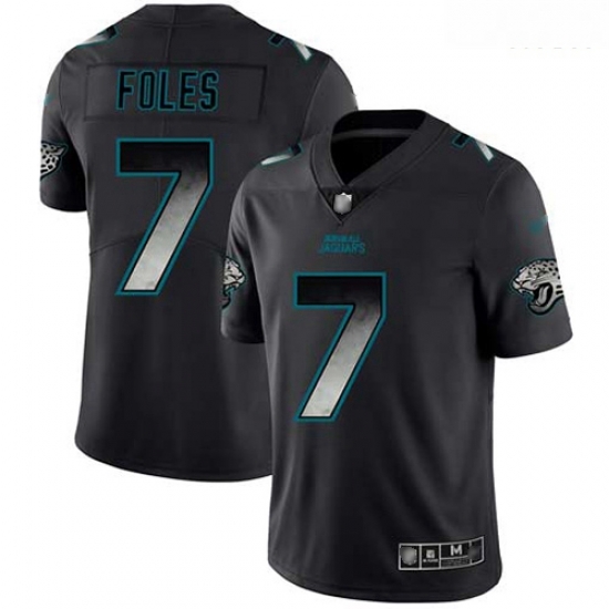Jaguars 7 Nick Foles Black Men Stitched Football Vapor Untouchable Limited Smoke Fashion Jersey Jaguars 7 Nick Foles Black Men Stitched Football Vapor Untouchable Limited Smoke Fashion Jersey