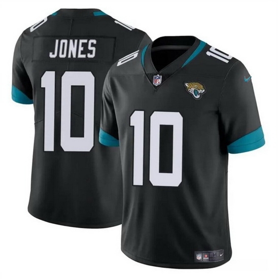 Men Jacksonville Jaguars 10 Mac Jones Black Vapor Untouchable Limited Stitched Jersey Men Jacksonville Jaguars 10 Mac Jones Black Vapor Untouchable Limited Stitched Jersey