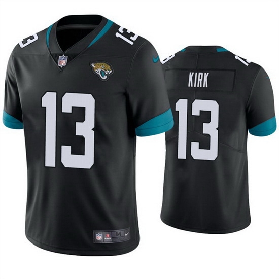 Men Jacksonville Jaguars 13 Christian Kirk Black Vapor Untouchable Limited Stitched jersey Men Jacksonville Jaguars 13 Christian Kirk Black Vapor Untouchable Limited Stitched jersey