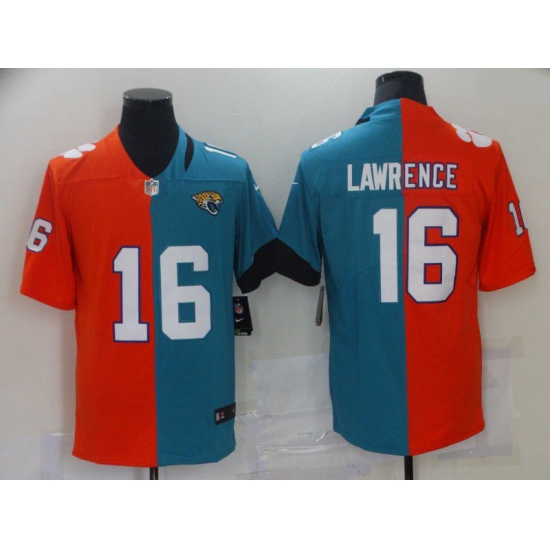 Men Jacksonville Jaguars 16 Lawrence Blue orange Nike Vapor Untouchable Limited 2021 NFL Jersey Men Jacksonville Jaguars 16 Lawrence Blue orange Nike Vapor Untouchable Limited 2021 NFL Jersey