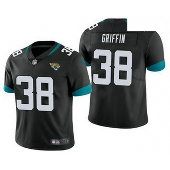 Men Jacksonville Jaguars 38 Shaquill Griffin Black 2021 Vapor Untouchable Stitched NFL Nike Limited Jersey Men Jacksonville Jaguars 38 Shaquill Griffin Black 2021 Vapor Untouchable Stitched NFL Nike Limited Jersey