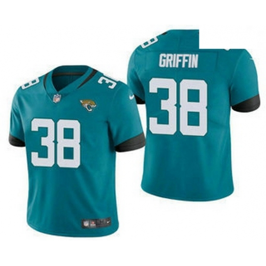 Men Jacksonville Jaguars 38 Shaquill Griffin Blue 2021 Vapor Untouchable Stitched NFL Nike Limited Jersey Men Jacksonville Jaguars 38 Shaquill Griffin Blue 2021 Vapor Untouchable Stitched NFL Nike Limited Jersey