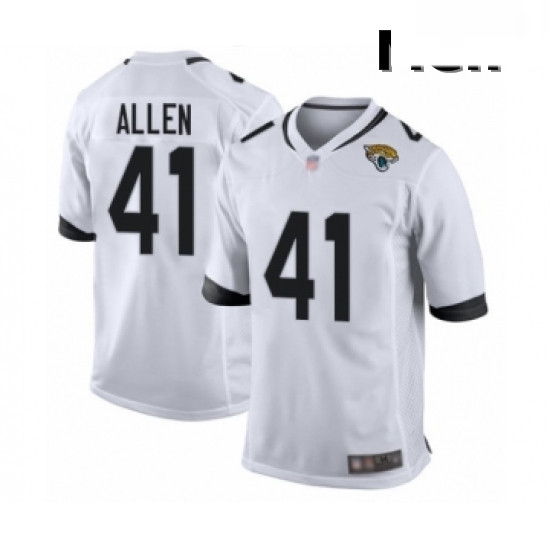 Men Jacksonville Jaguars 41 Josh Allen Game White Football Jersey Men Jacksonville Jaguars 41 Josh Allen Game White Football Jersey