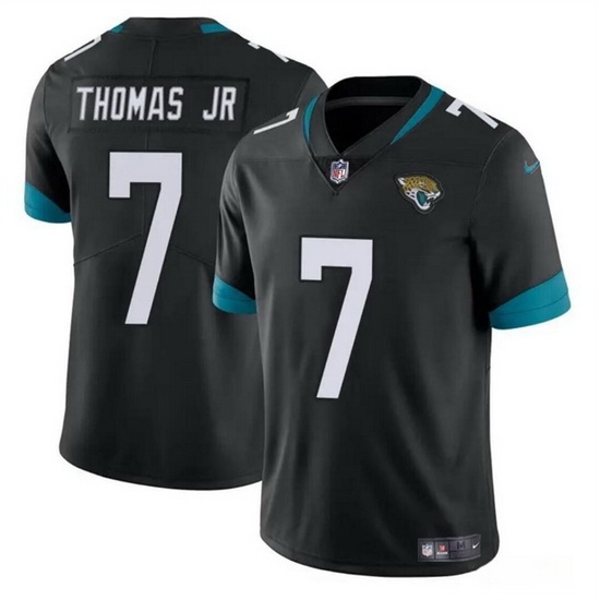 Men Jacksonville Jaguars 7 Brian Thomas Jr Black 2024 Draft Vapor Untouchable Limited Stitched Jersey Men Jacksonville Jaguars 7 Brian Thomas Jr Black 2024 Draft Vapor Untouchable Limited Stitched Jersey