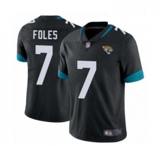 Men Jacksonville Jaguars 7 Nick Foles Black Team Color Vapor Untouchable Limited Player Football Jersey Men Jacksonville Jaguars 7 Nick Foles Black Team Color Vapor Untouchable Limited Player Football Jersey