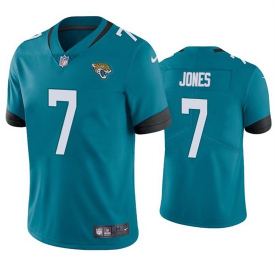 Men Jacksonville Jaguars 7 Zay Jones Teal Vapor Untouchable Limited Stitched jersey Men Jacksonville Jaguars 7 Zay Jones Teal Vapor Untouchable Limited Stitched jersey