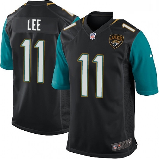 Men Nike Jacksonville Jaguars 11 Marqise Lee Game Black Alternate NFL Jersey Men Nike Jacksonville Jaguars 11 Marqise Lee Game Black Alternate NFL Jersey