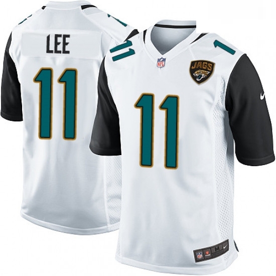 Men Nike Jacksonville Jaguars 11 Marqise Lee Game White NFL Jersey Men Nike Jacksonville Jaguars 11 Marqise Lee Game White NFL Jersey