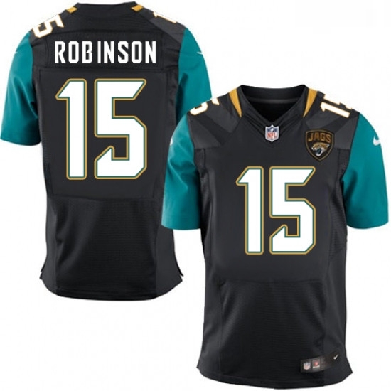 Men Nike Jacksonville Jaguars 15 Allen Robinson Black Alternate Vapor Untouchable Elite Player NFL Jersey Men Nike Jacksonville Jaguars 15 Allen Robinson Black Alternate Vapor Untouchable Elite Player NFL Jersey