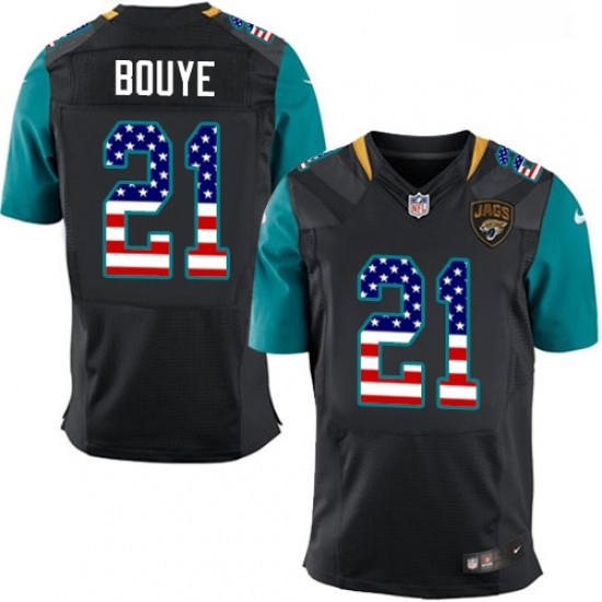 Men Nike Jacksonville Jaguars 21 AJ Bouye Elite Black Alternate USA Flag Fashion NFL Jersey Men Nike Jacksonville Jaguars 21 AJ Bouye Elite Black Alternate USA Flag Fashion NFL Jersey