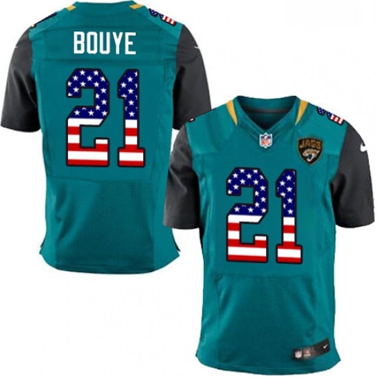 Men Nike Jacksonville Jaguars 21 AJ Bouye Elite Teal Green Home USA Flag Fashion NFL Jersey Men Nike Jacksonville Jaguars 21 AJ Bouye Elite Teal Green Home USA Flag Fashion NFL Jersey