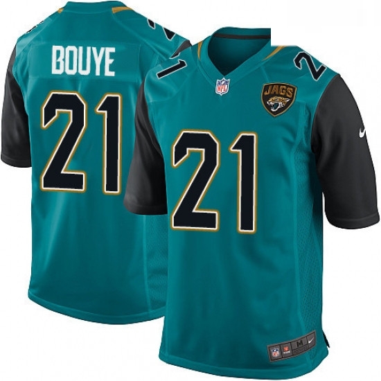 Men Nike Jacksonville Jaguars 21 AJ Bouye Game Teal Green Team Color NFL Jersey Men Nike Jacksonville Jaguars 21 AJ Bouye Game Teal Green Team Color NFL Jersey