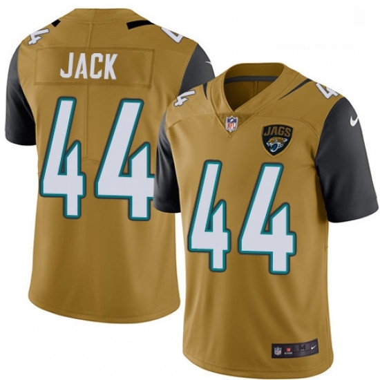 Men Nike Jacksonville Jaguars 44 Myles Jack Limited Gold Rush Vapor Untouchable NFL Jersey Men Nike Jacksonville Jaguars 44 Myles Jack Limited Gold Rush Vapor Untouchable NFL Jersey