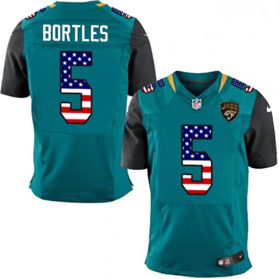 Men Nike Jacksonville Jaguars 5 Blake Bortles Elite Teal Green Home USA Flag Fashion NFL Jersey Men Nike Jacksonville Jaguars 5 Blake Bortles Elite Teal Green Home USA Flag Fashion NFL Jersey