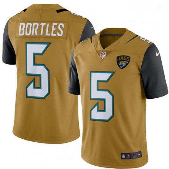 Men Nike Jacksonville Jaguars 5 Blake Bortles Limited Gold Rush Vapor Untouchable NFL Jersey Men Nike Jacksonville Jaguars 5 Blake Bortles Limited Gold Rush Vapor Untouchable NFL Jersey