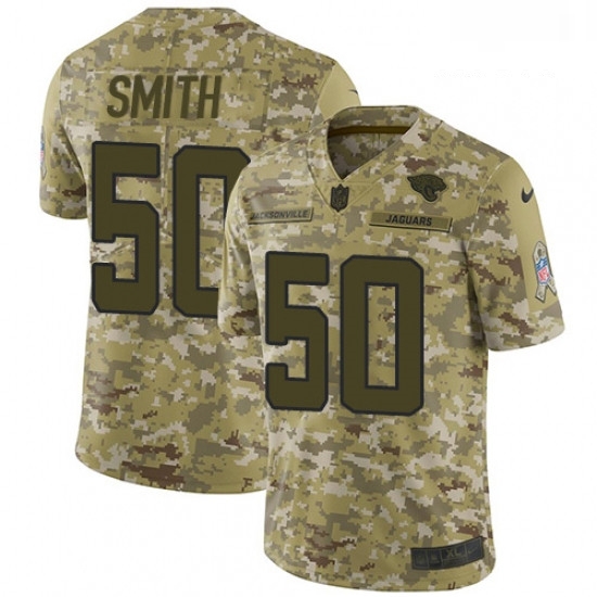 Men Nike Jacksonville Jaguars 50 Telvin Smith Limited Camo 2018 Salute to Service NFL Jersey Men Nike Jacksonville Jaguars 50 Telvin Smith Limited Camo 2018 Salute to Service NFL Jersey